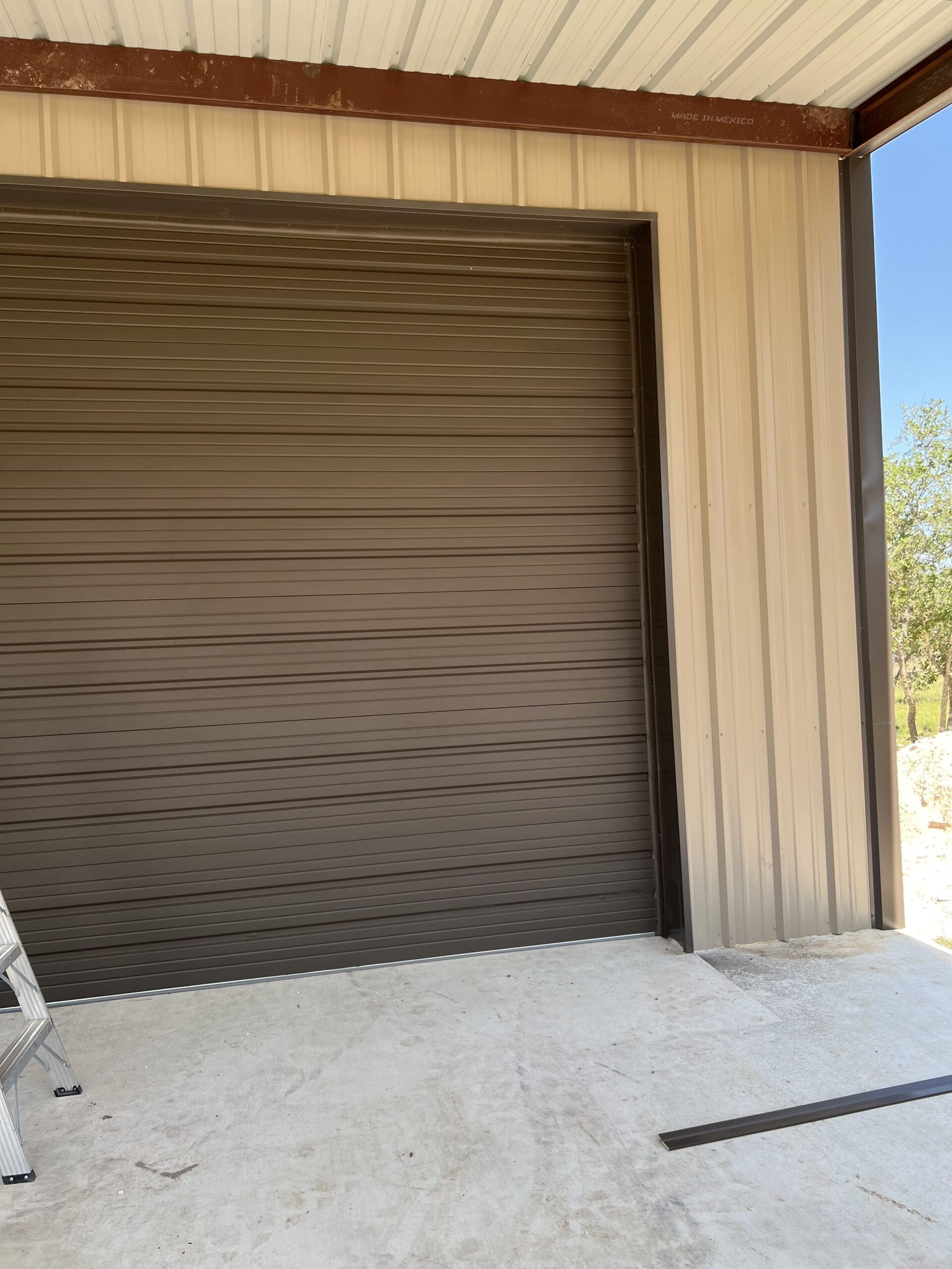 brown-steel-rollup brown steel rollup overhead door