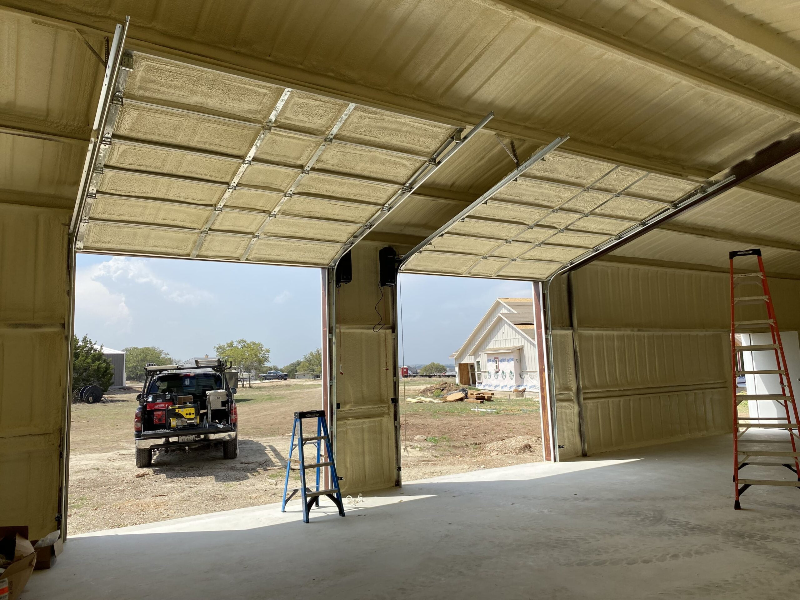 foamed-garage-doors foam insulated garage doors