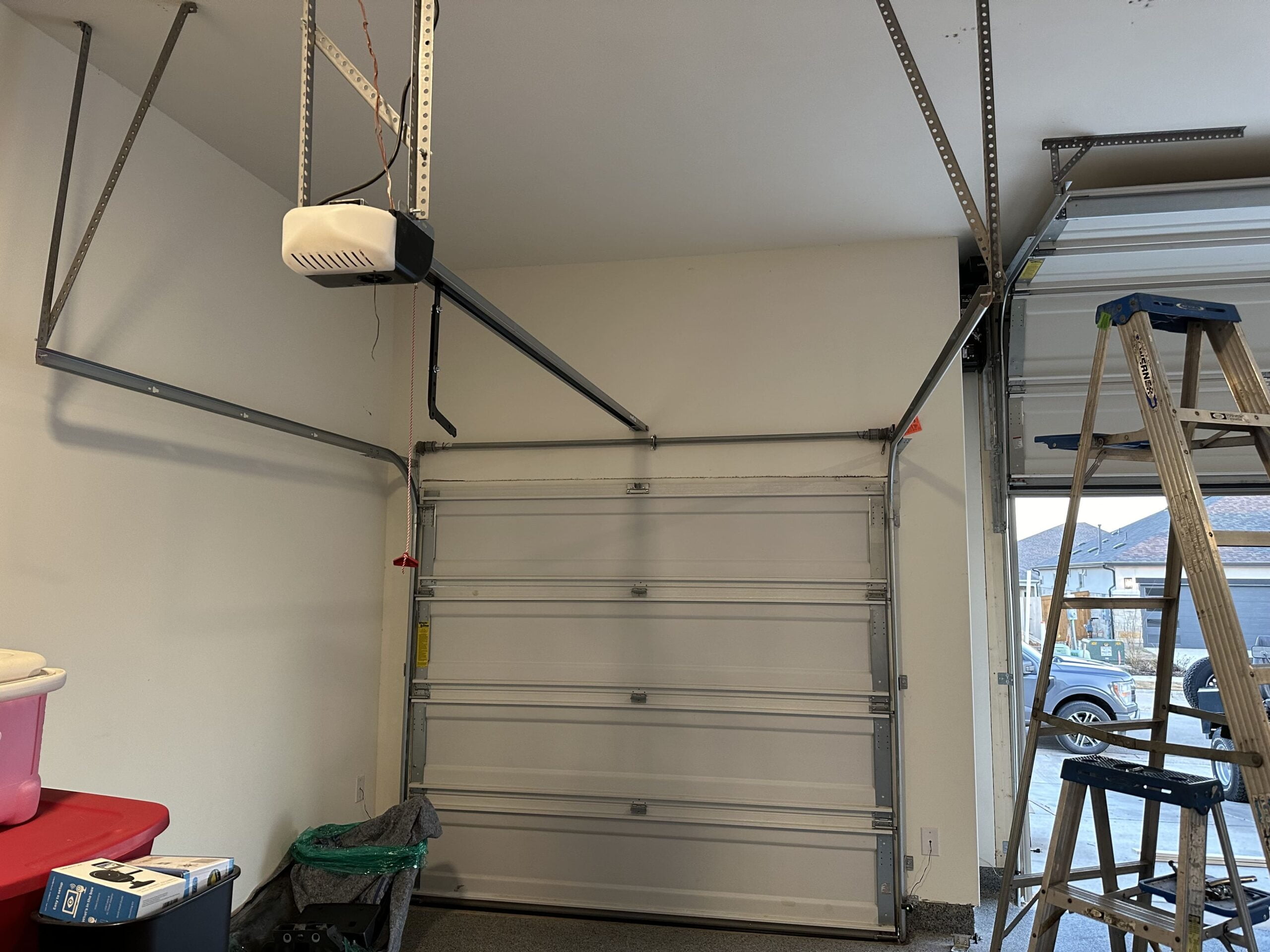install-residential-garage1 interior single car garage door