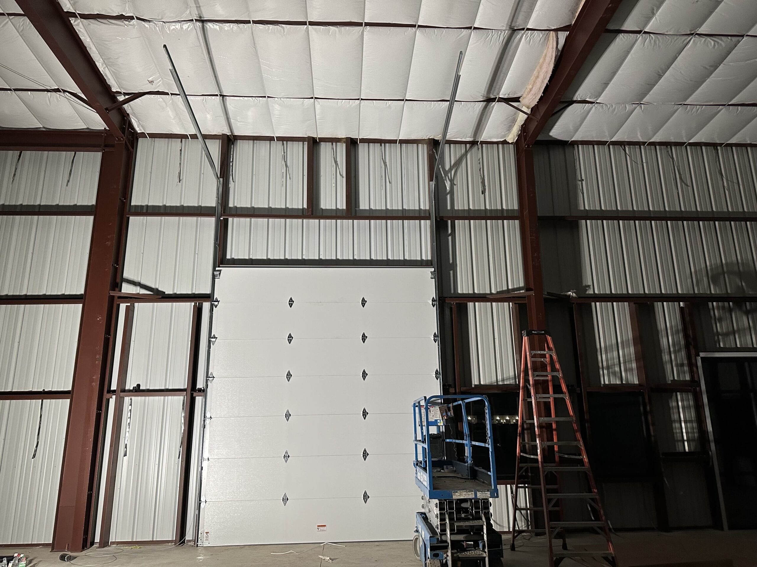 interior-commercial-overhead high lift commercial garage door