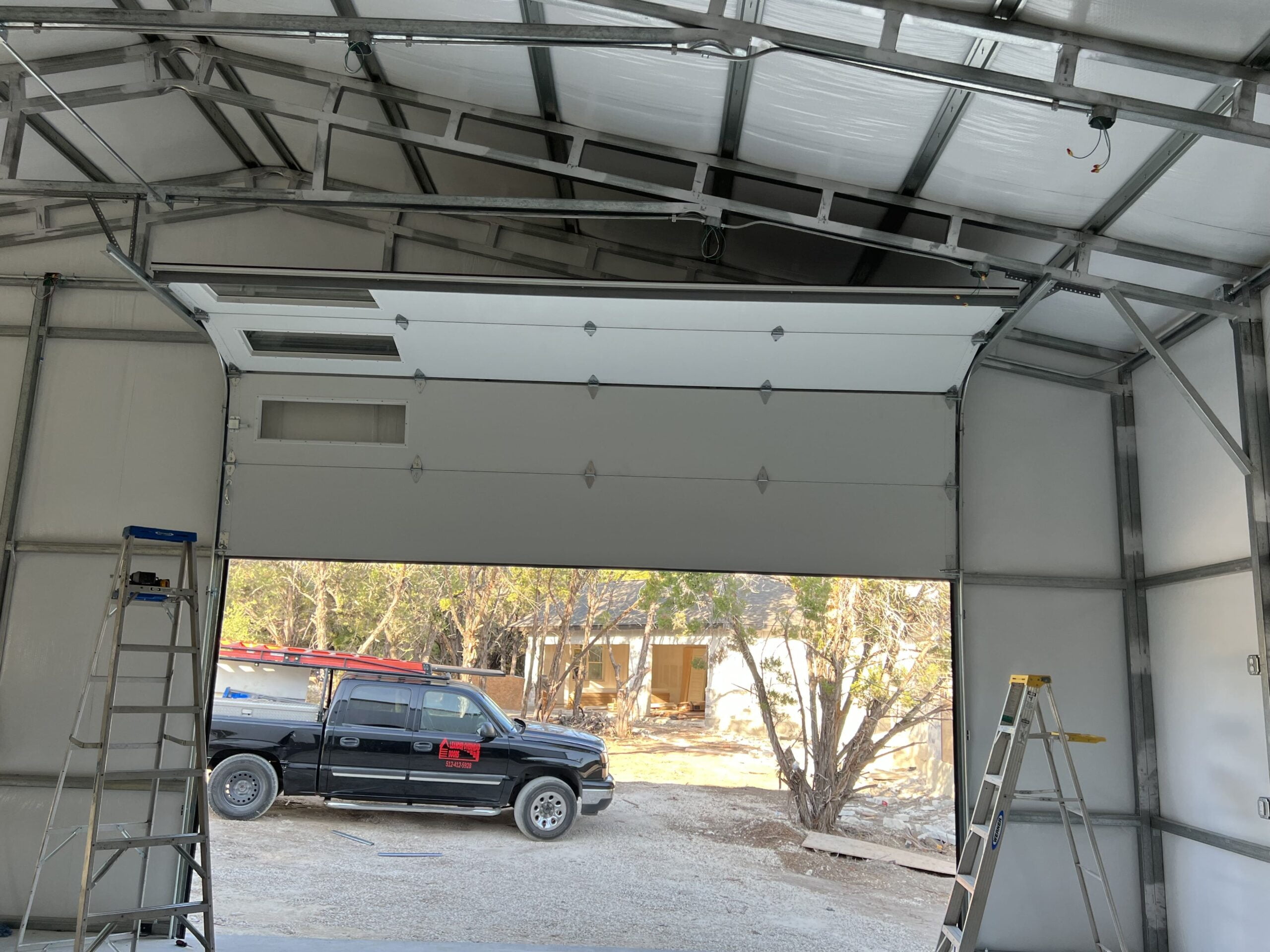overhead-door-windows interior overhead door with windows