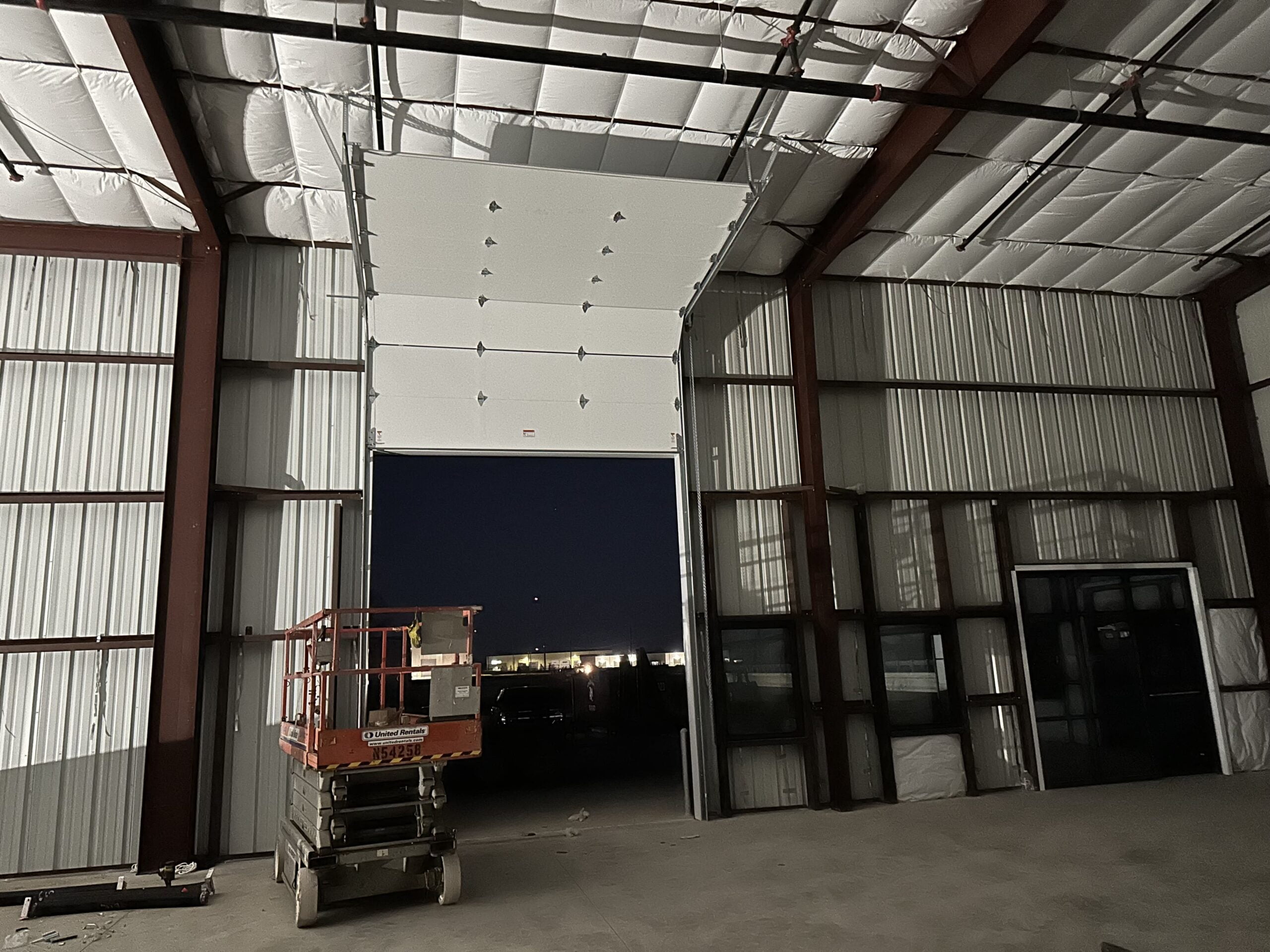 warehouse-overhead-door interior high lift door