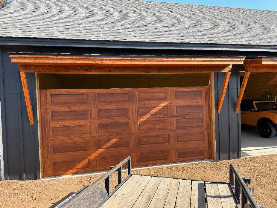 wooden-garage-door Commercial Door Repair Austin Auto Specialist