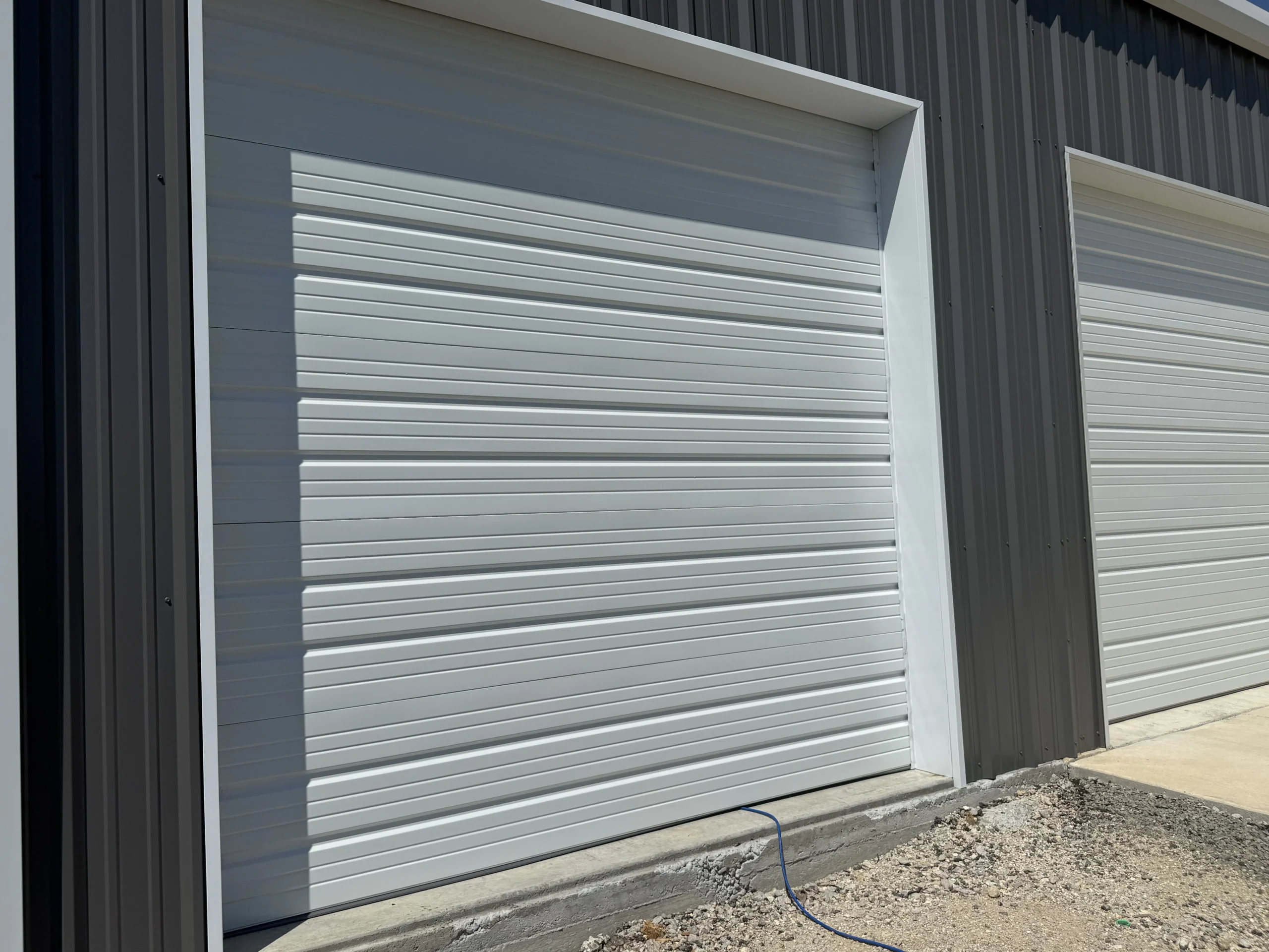 close-up-metal-door close up metal rollup door