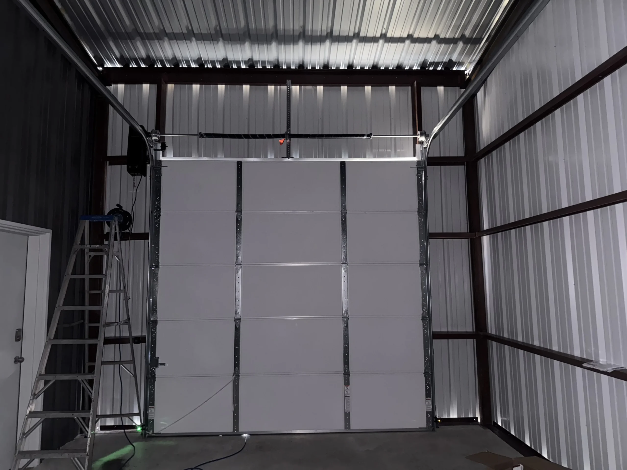 new-insulated-garage-door new insulated business garage door